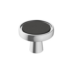 Amerock Mergence Cabinet or Furniture Knob, 1-3/8 inch (35mm) Diameter - 1 of 4