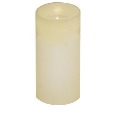 Brite Star Set of 10 Ivory Battery Operated Flameless LED Lighted Flickering Wax Christmas Pillar & Tea Light Candles