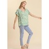 Women's Tie Dye Cotton Gauze Top - umgee - 4 of 4