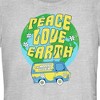Juniors Womens Scooby Doo Peace Love Earth T-Shirt - 2 of 4