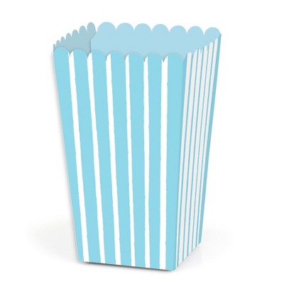 Big Dot Of Happiness Blue Stripes - Simple Party Favor Popcorn Treat ...