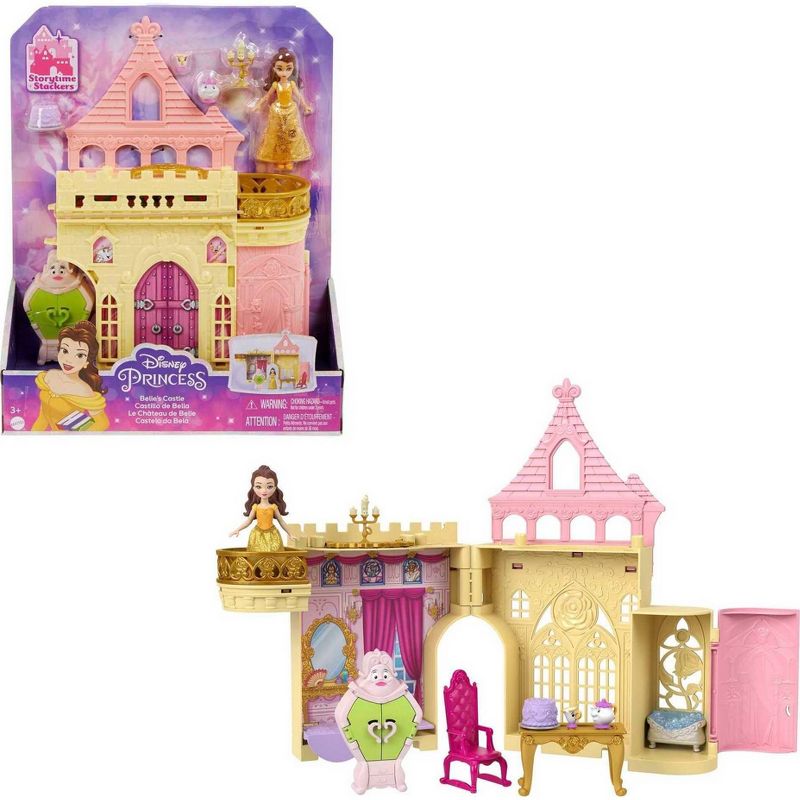 Disney Princess Storytime Stackers Belle&#39;s Castle Playset, 1 of 9