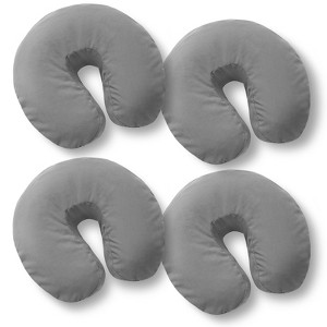Saloniture 4-Pack Ultra Soft Microfiber Fitted Massage Table Face Cradle Cover - 1 of 4