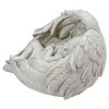 Diva At Home 10-Inch Sleeping Angel Baby with Wings Outdoor Garden Statue - 3 of 4