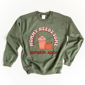 Simply Sage Market Retro Mommy Needs Some Pumpkin Spice Sweatshirt - 1 of 4
