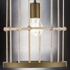 Urban Ambiance Luxury Transitional Indoor Pendant,  14''H x 10"W x 10''D,  Aged Brass Finish, UHP4692 - 4 of 4