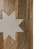 Barn Quilt Tray Wood & White Resin by Foreside Home & Garden - 3 of 4