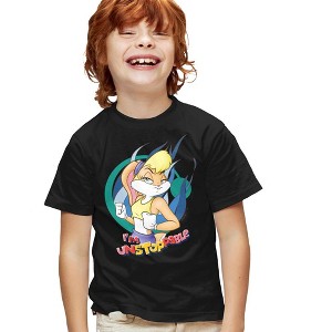 Boys' Short Sleeve Looney Tunes Lola Bunny Unstoppable T-Shirt - 1 of 4