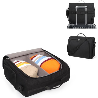 20-24 Capacity Hat Organizer Bag – Hard Shell Baseball/Snapback Cap Carrier, Suitable for Travel & Moving Storage