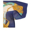 Allegra K Women's 100% Silk Floral Graphic Print Square Scarf Head Scarves Kerchief Neckerchief 21.6" X 21.6" - 3 of 4