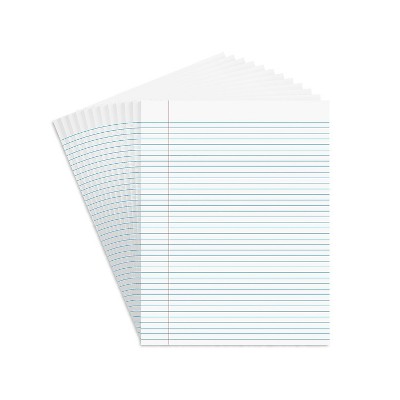 MyOfficeInnovations Notepads 8.5" x 11" Narrow White 50 Sh./Pad 12 Pads/PK (18597STP) 246793
