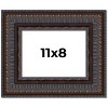 PosterPalooza | Photo Size 3.5" Wide Ornate Brown Frame - UV Acrylic, Foam Board Backing, Hanging Hardware - 2 of 4