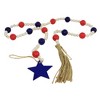 Transpac 53.0 Inch Red White Blue Bead Garland Patriotic Garland , Usa Americana (1PC) - 3 of 3