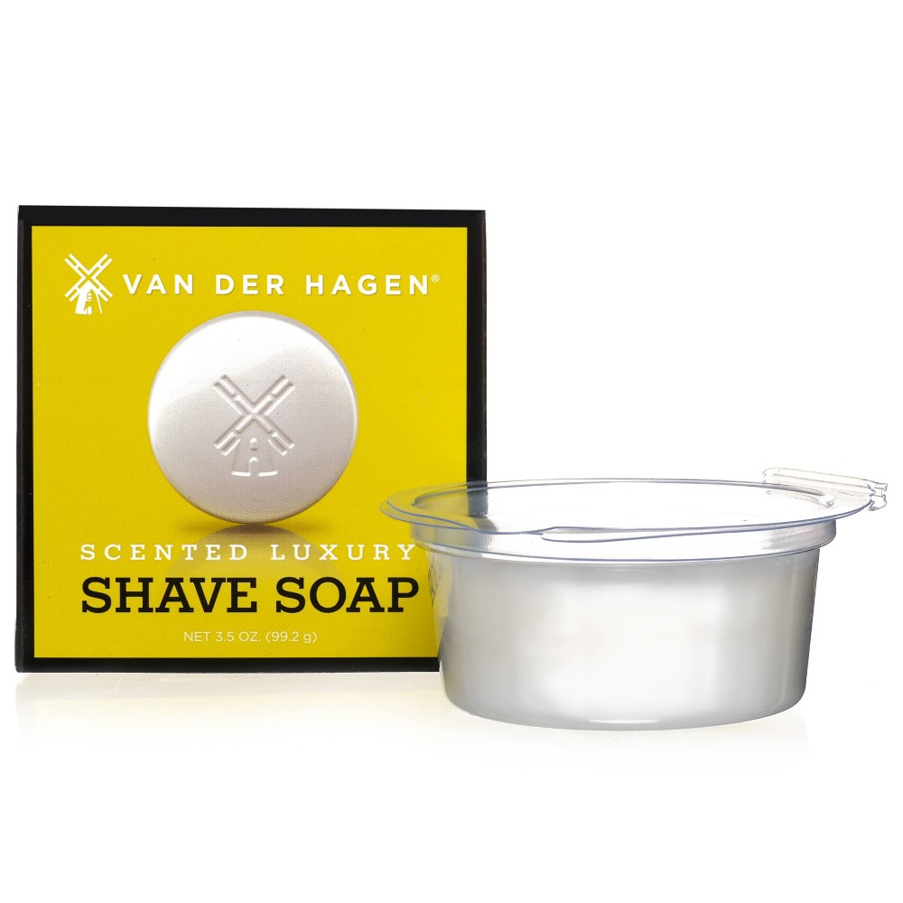 Photos - Shaving Foam / Shaving Cream Van der Hagen Scented Luxury Shave Soap - 3.5oz