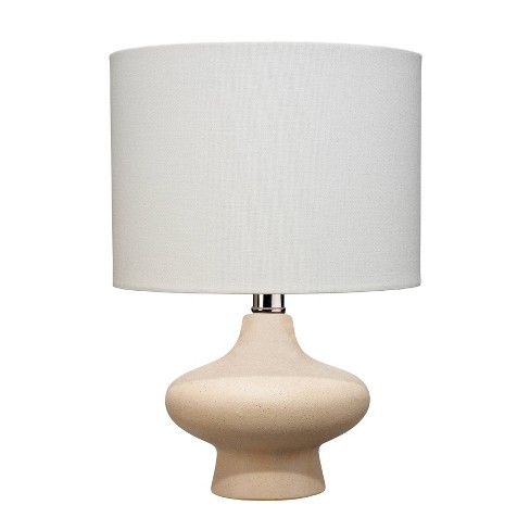 Preston Ceramic Table Lamp Beige - Splendor Home: Modern Linen Shade 