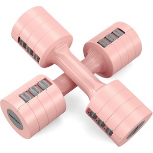 6-in-1 Adjustable Dumbbell Set of 2, with Fast Adjustment for Home, Office & Gym - 1 of 4