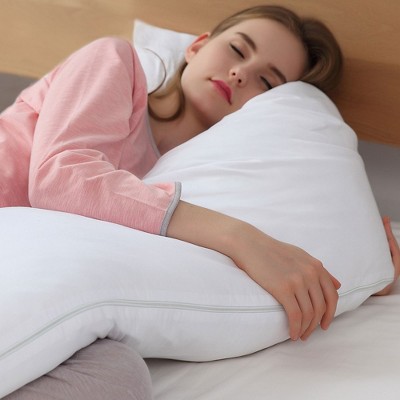Hypoallergenic White Polyester Maternity Body Pillow