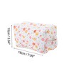 Unique Bargains Women Portable Colorful Flowers Pattern Makeup Bag 1 Pc - 3 of 3