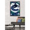 Trends International NHL Vancouver Canucks - Maximalist Logo 23 Framed Wall Poster Prints - 2 of 4