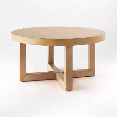 Rose Park Round Wood Coffee Table, Wood Round End Table Target