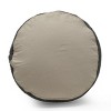 Vynxaria Diamond Handcrafted Fabric Cylindrical Pouf ¨C Stylish & Durable Seating Solution - 3 of 4
