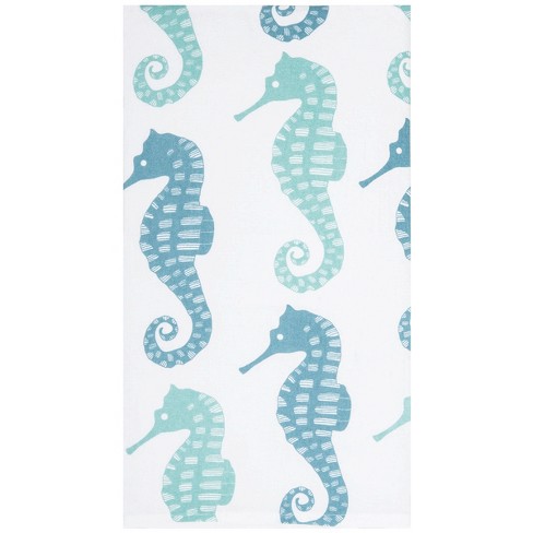 C&F Home Seahorses at Sea Towel - image 1 of 3