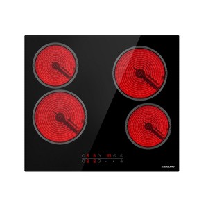 GASLAND CH60BF 24 Inches 2 Burners Built-in Ceramic Electric Cooktop, 240 V 6000 W, Touch Control - 1 of 4
