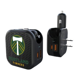 MLS Western Conference Teams Text Backdrop 18-Watt 2 in 1 USB A/C Charger - 1 of 3
