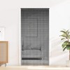 vidaXL Insect Door Curtain Dark Grey 90x220cm Bamboo, Fly Curtain, Door Mosquito Net, Beaded Fly Curtain - 2 of 4