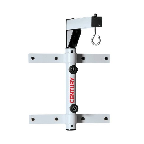 CENTURY Heavy Bag Stand With Speed Bag Platform - White/black