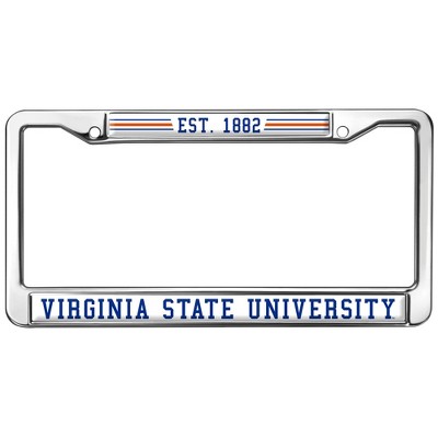 Virginia State University Full Size Standard License Plate Metal Frame
