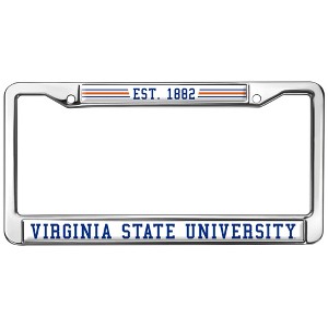 Virginia State University Full Size Standard License Plate Metal Frame - 1 of 4