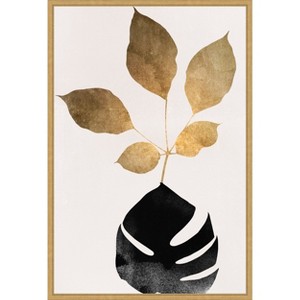 Amanti Art Azurea by Eins Kubistika Framed Canvas Wall Art - 1 of 4