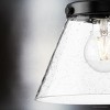 Urban Ambiance Luxury Modern Farmhouse Indoor Pendant,  8-5/8''H x 8"W x 8''D,  Matte Black Finish, UHP4670 - 4 of 4