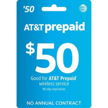 AT&T $50 Prepaid Phone Card (Email Delivery)