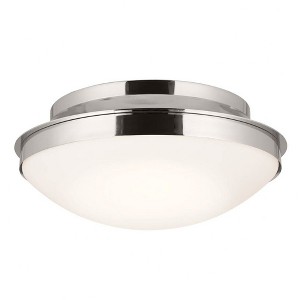 Kichler Lighting Bretta 3 - Light Flush Mount in  Polished Nickel - 1 of 4