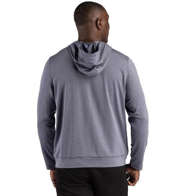 Clique Dash Recycled Mens Full Zip Hooded Sweatshirt - Navy Heather - S — фото 2
