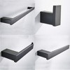 Bathroom Hardware Set Brushed Nickel 4-Pieces Bathroom Towel Rack 24 Inches Adjustable Bathroom Accessories Set - 2 of 3