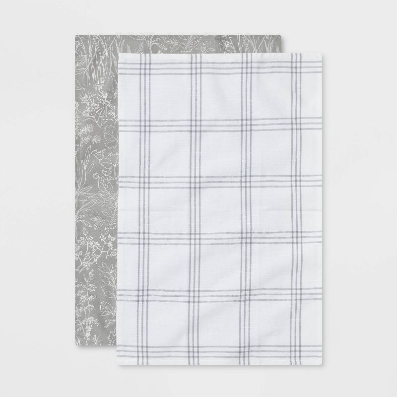 2pk Cotton Printed Kitchen Towel - Threshold™, 4 of 8