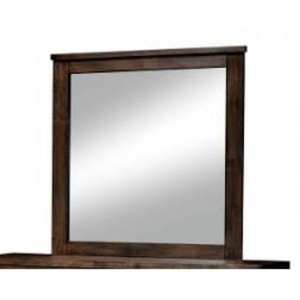 Royal Hampton Transitional Style Mirror , Oak Finish - 1 of 1