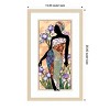Amanti Art Cosmopolitan Woman I by Alonzo Saunders Wood Framed Wall Art Print - 4 of 4