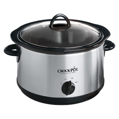 Photo 1 of Crock-Pot 4.5qt Manual Slow Cooker - Silver SCR450-S