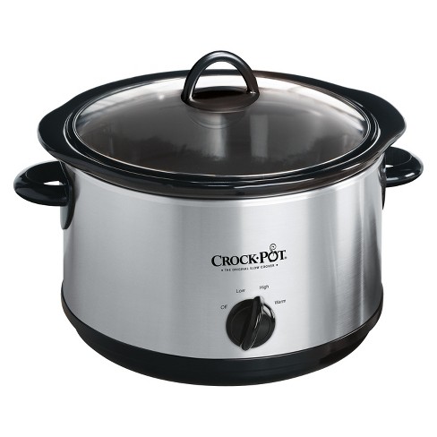 Crock-pot 4.5qt Manual Slow Cooker - Silver Scr450-s : Target
