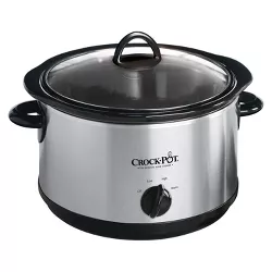 Crock-Pot 4.5qt Manual Slow Cooker - Silver SCR450-S