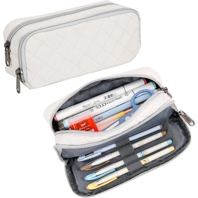 Paaaawaters Pencil Case Large Capacity Pencil Pouch Aesthetic Pencil Box for Office Stationery Organizer