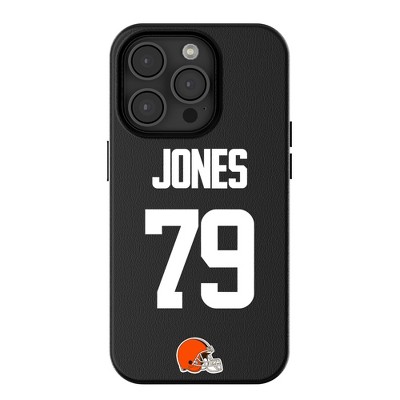 Keyscaper NFL Cleveland Browns Players Game Tactic MagSafe Compatible Cell Phone Case for Apple iPhone
