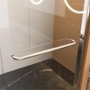56"-60"Wx72" H Semi-Frameless Double Sliding Shower Door, 1/4" (6mm) Thick SGCC Tempered Glass Door With Explosion-Proof Film - 3 of 4