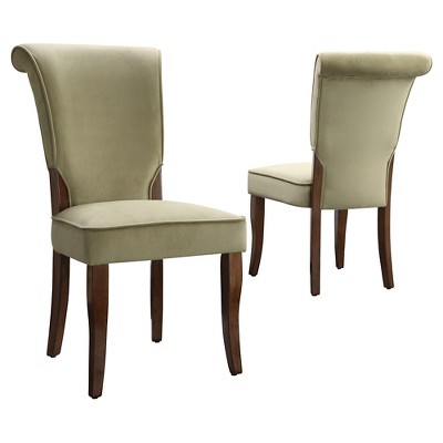 Set of 2 Pershing Dining Chair Wood - Inspire Q