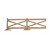 Department 56 Department 56 Brown Crossbuck Fence Set - Set of 5 - 6014716 - 2 of 4