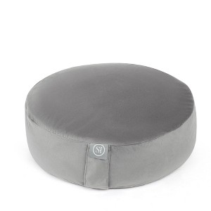 Meditation Cushion, Round Yoga Pillow - 1 of 4